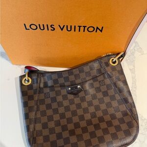 Louis Vuitton Dark Brown Checkered Shoulder Bag